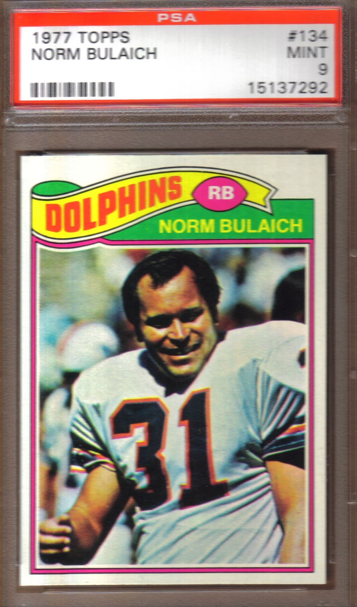 Football - 1977 Topps Miami Dolphins: Kelly's 1977 Topps Miami Dolphins Set  Image Gallery