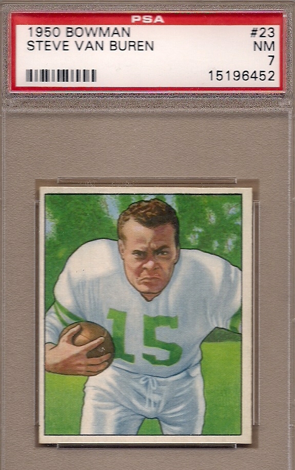  1950 Bowman # 133 Joe Muha Philadelphia Eagles