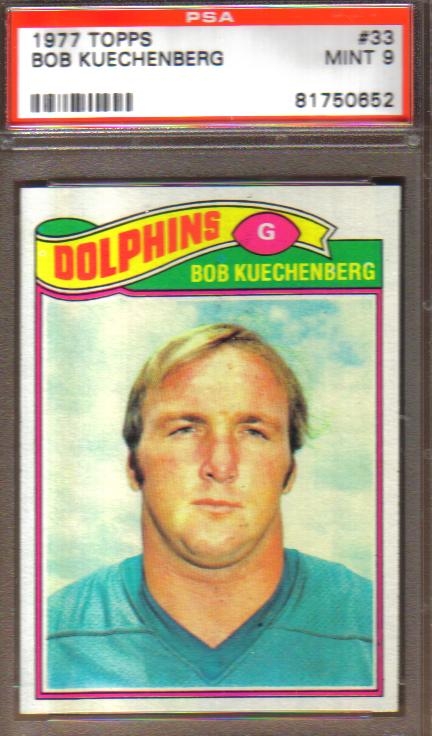 Football - 1977 Topps Miami Dolphins: Kelly's 1977 Topps Miami Dolphins Set  Image Gallery