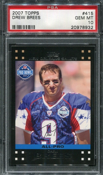 Drew Brees 2006 Topps Draft Picks And Prospects