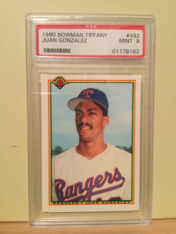 Juan Gonzalez 1992 Stadium Club Autographed Baseball Card