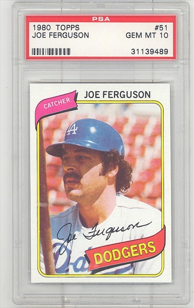 Ron Cey autographed baseball card (Los Angeles Dodgers) 1980 Topps