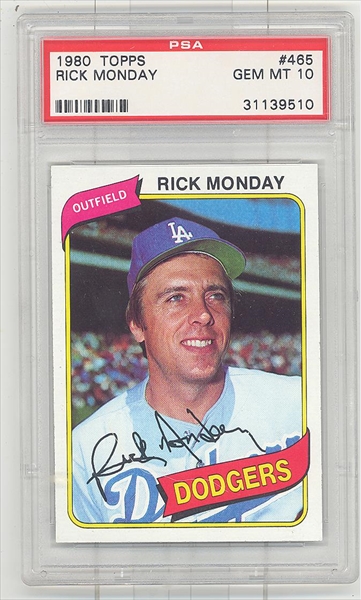  1979 Topps # 605 Rick Monday Los Angeles Dodgers
