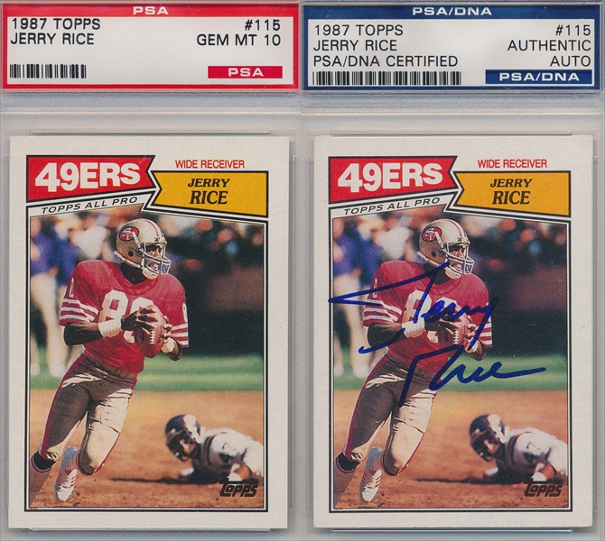 Jerry Rice 2002 Topps Game-Worn Jersey Card