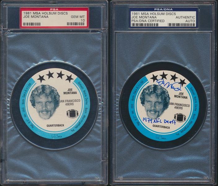 Football - Joe Montana Master Set: Joe Montana Red & Blue Collection Set  Image Gallery