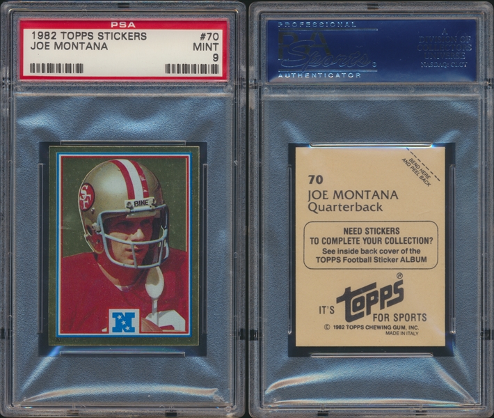 1991 Pro Set 1990 Replay Joe Montana San Francisco 49ers Jerry Rice PSA 10  HOF