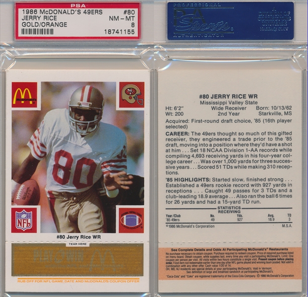 Football - Jerry Rice Master Set: WCPG Collection Set Image Gallery