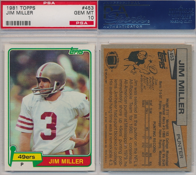 Football - 1981 Topps San Francisco 49ers: Matt P. 1981 49ers Set Image  Gallery