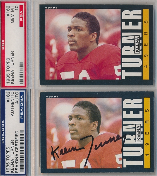 Renaldo Nehemiah autographed football card (San Francisco 49ers