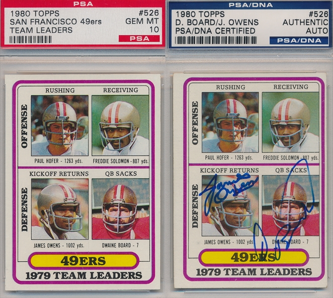 Football, 1980 Topps San Francisco 49ers Published Set: San Francisco 49ers  Red & Blue Collection