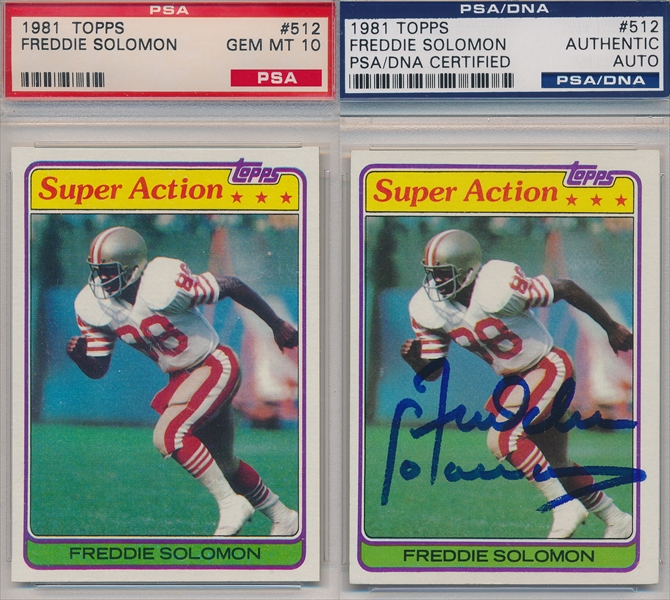 : 1981 Topps # 148 Freddie Solomon San Francisco 49ers