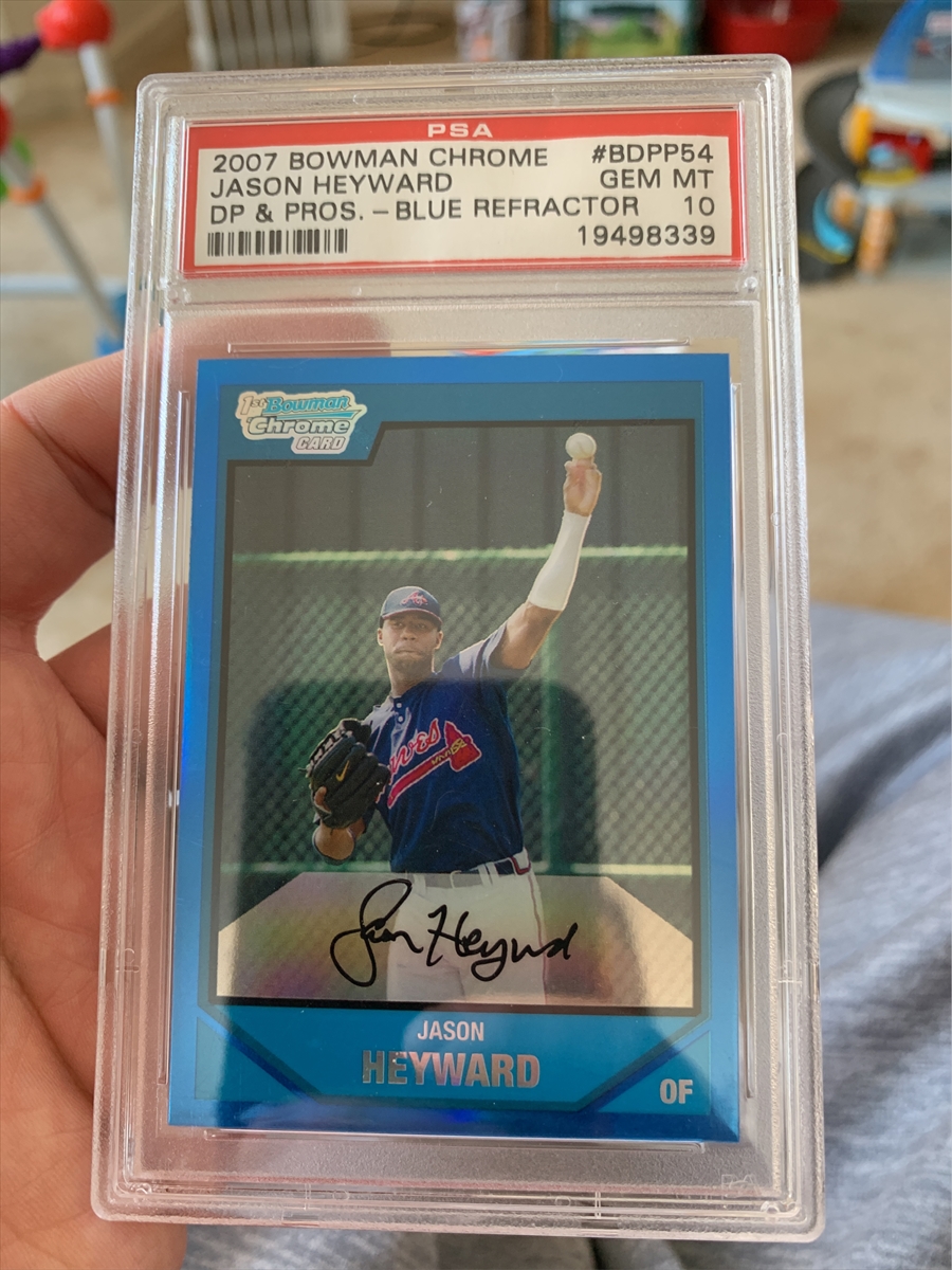 Jason Heyward Autographed Signed 2007 Bowman Draft Prospects