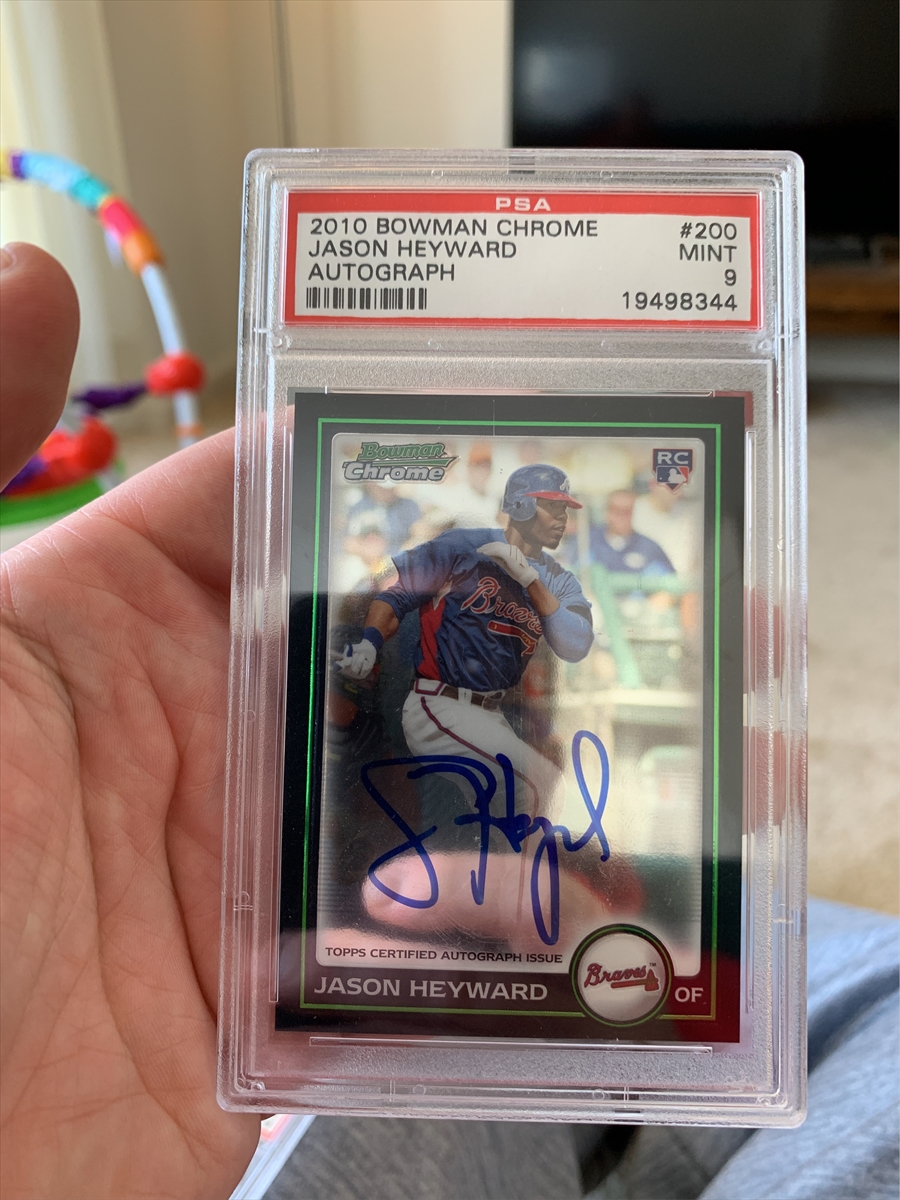 Jason Heyward Autographed Signed 2007 Bowman Draft Prospects