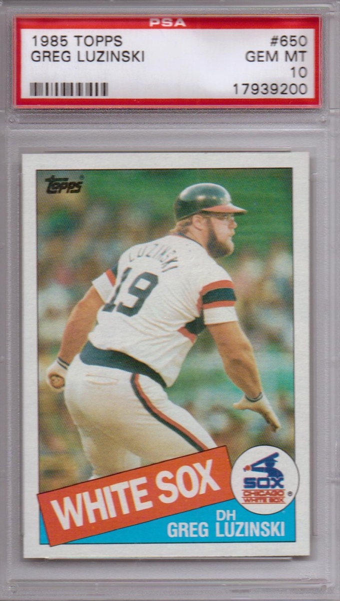 Baseball - 1985 Topps Chicago White Sox: Captain888 Set Image Gallery