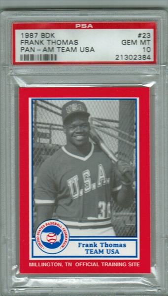 Frank Thomas 1992 Fleer the Performer Collection 2 of 24 