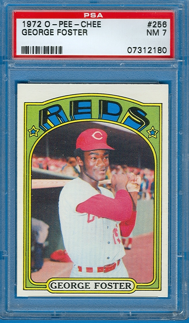  1972 Topps # 256 George Foster Cincinnati Reds