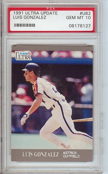 PSA Set Registry Showcase: DHaar Luis Gonzalez Master Rookie Set