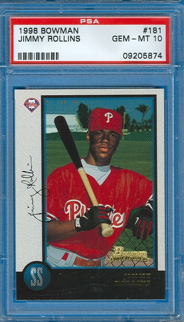 Baseball - Jimmy Rollins Rookie Set: mcholke Jimmy Rollins rookie set Set  Image Gallery