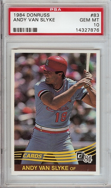  1986 Topps # 683 Andy Van Slyke St. Louis Cardinals