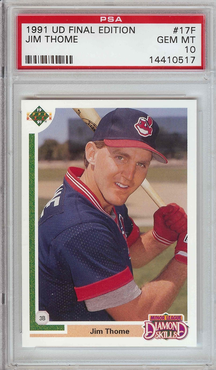 Jim Thome Canton-Akron Indians Baseball Cards