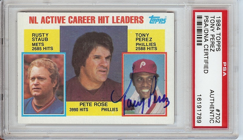 Tony Perez  PSA AutographFacts℠