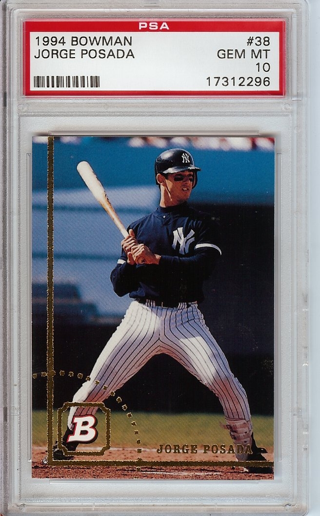 2002 Upper Deck SP Authentic Jorge Posada 190 New York Yankees