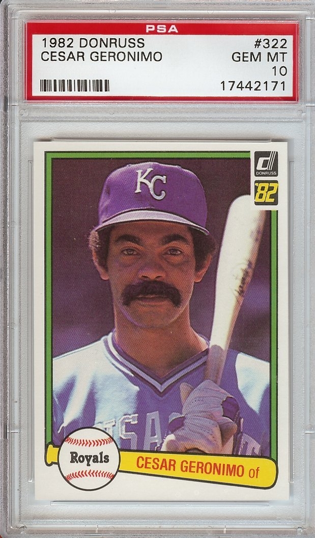 1981 Topps & Topps Traded Cesar Geronimo