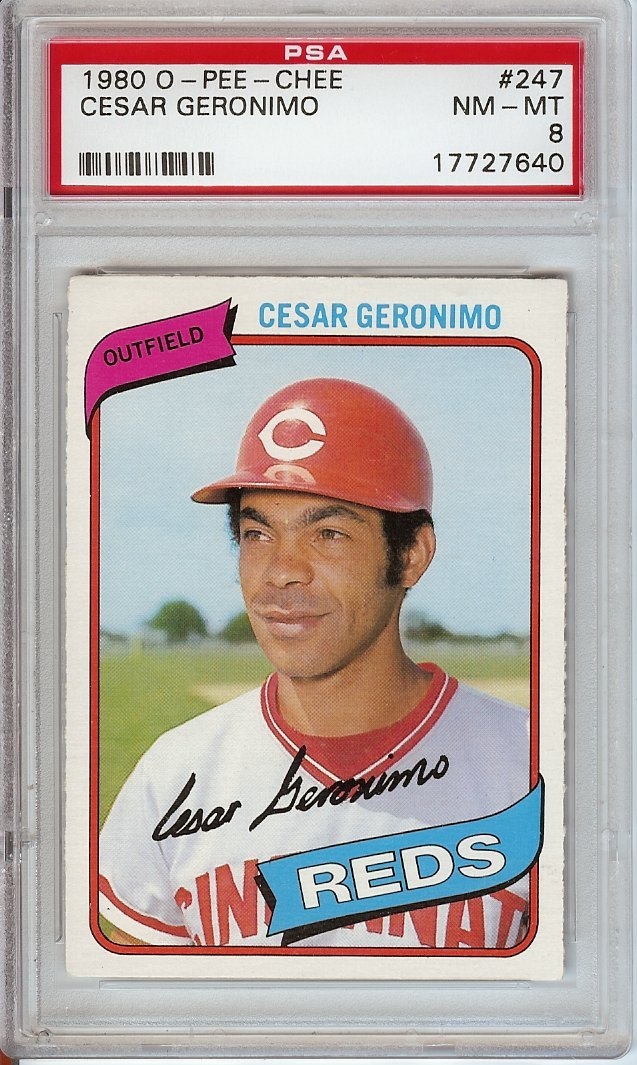 Sports Gallery - Cesar Geronimo signed Reds Jersey. This a