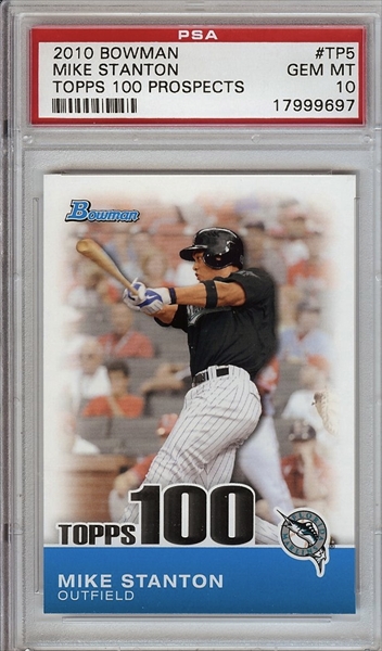 PSA Set Registry Showcase: Giancarlo Stanton rookies