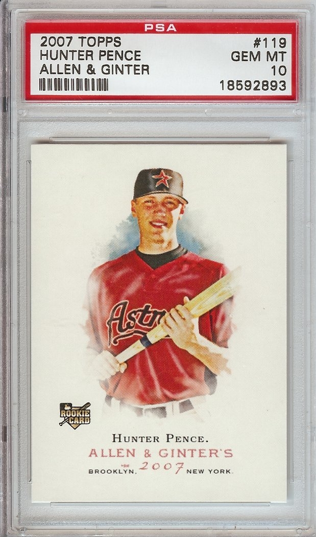 Brandon Belt 2011 Topps Allen & Ginters Rookie Card