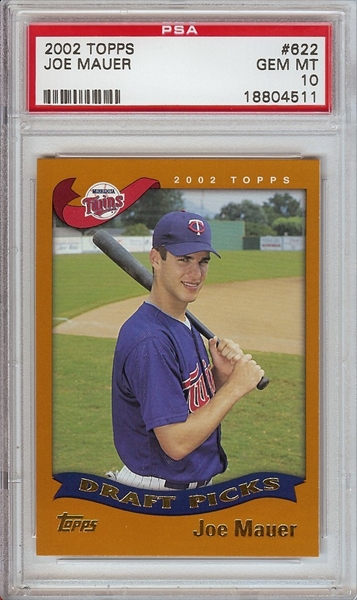 2002 Bowman Baseball Joe Mauer Rookie Card