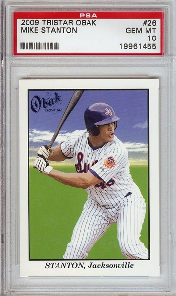 Giancarlo Stanton 2009 Tristar Prospects Rookie Card