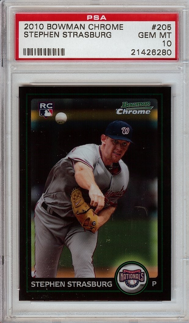 2010 1st Bowman Stephen Strasburg Rookie BP1