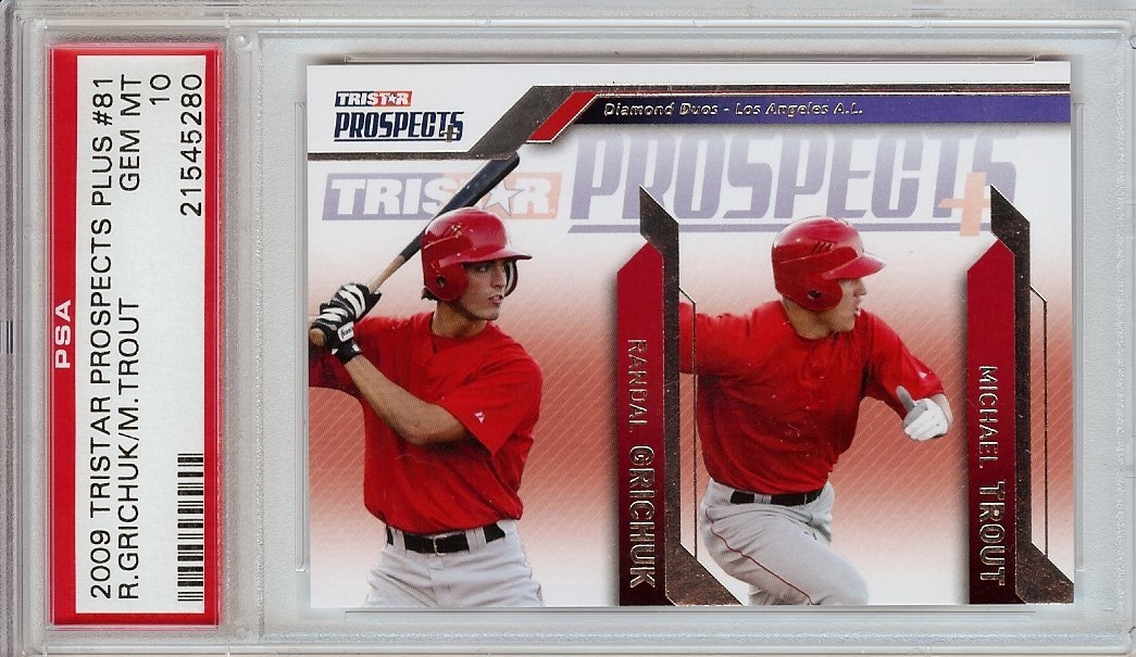 Mike Trout Bowman 2011 Bowman's Brightest rookie card . Really