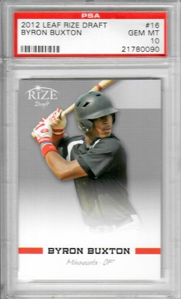  2012 Leaf Rize Draft Blue Top Prospects Triple #CC-JB