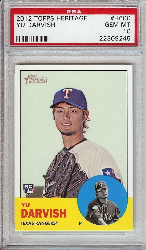 Yu Darvish Texas Rangers 2012 Topps # 660 Rookie Card