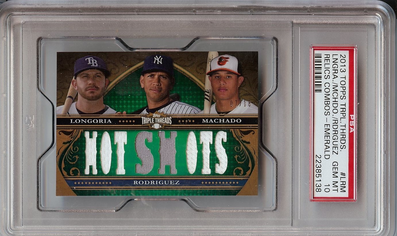 2014 Topps Triple Threads Stephen Strasburg Unity Jersey Emerlad