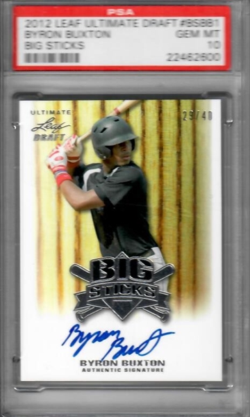 Rookies Showcase Image Gallery: Byron Buxton rookie cards