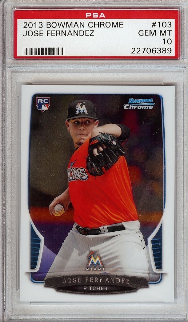 Jose Fernandez Autograph Rookie Card