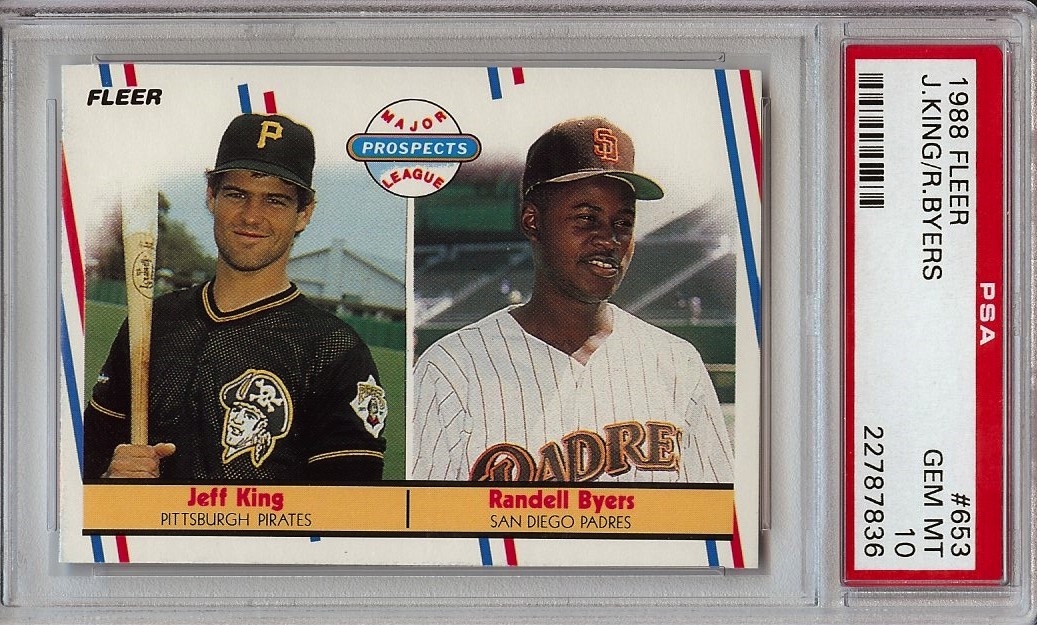 Jeff King - Pittsburgh Pirates (MLB Baseball Card) 1991 Fleer