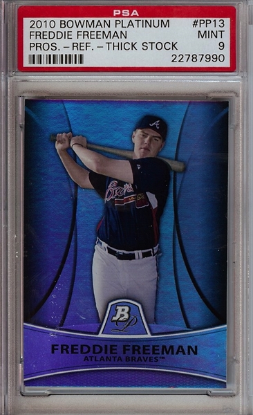 Freddie Freeman Rookie 2010 Bowman Platinum Prospects