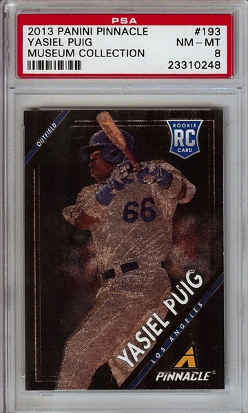 Yasiel Puig 2013 Panini Pinnacle Rookie Card