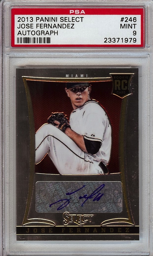 Jose Fernandez Autograph Rookie Card