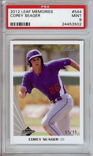 Corey Seager PSA DNA Signed 2010 Bowman Rookie Autograph