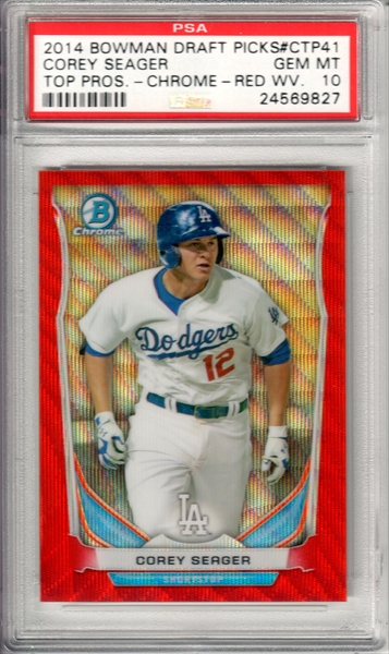 Corey Seager 2022 Topps Chrome Refractor Series Mint Card #101