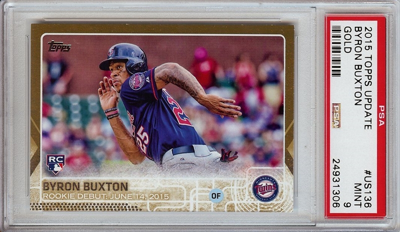 ゲーム・おもちゃ・グッズToppsChrome2015 203 BYRON BUXTON RC