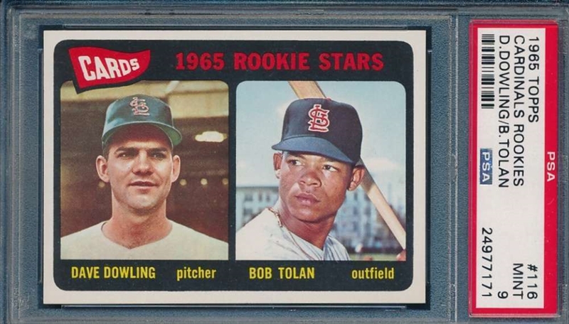 1980 TOPPS BASEBALL CARD PADRES BOB TOLAN