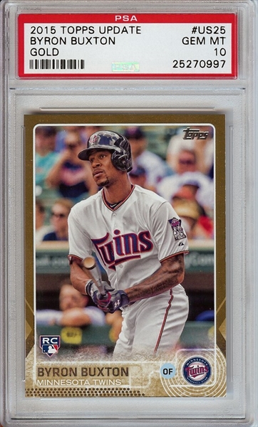 販売の人気 ToppsChrome2015 203 BYRON BUXTON RC ルーキー - タレント