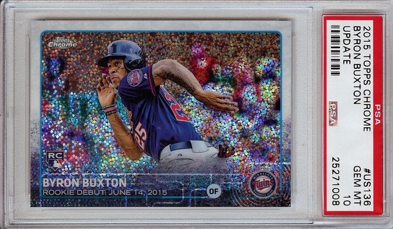 販売の人気 ToppsChrome2015 203 BYRON BUXTON RC ルーキー - タレント