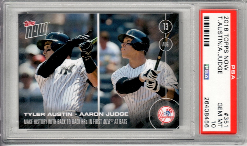 Aaron Judge 2013 Bowman Draft Pick #DD-JJ Aaron Judge with Eric Jagielo  Baseball ROOKIE Card Graded SUPER HIGH BGS 9.5 GEM MINT! Awesome SUPER HIGH  GRADE RC of NY Yankees Young Superstar
